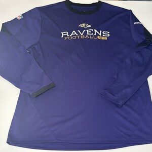 REEBOK BALTIMORE RAVENS NFL LONG SLEEVE